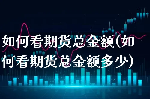 如何看期货总金额(如何看期货总金额多少)_https://www.xgbbparty.com_债券市场_第1张