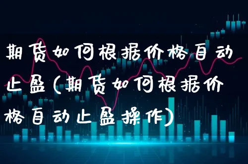 期货如何根据价格自动止盈(期货如何根据价格自动止盈操作)_https://www.xgbbparty.com_债券市场_第1张