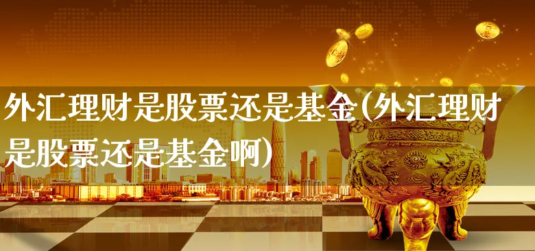 外汇理财是股票还是基金(外汇理财是股票还是基金啊)_https://www.xgbbparty.com_外汇市场_第1张