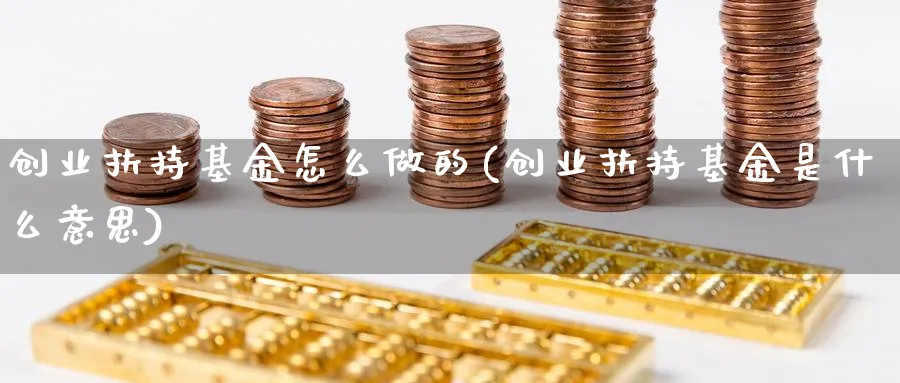 创业扶持基金怎么做的(创业扶持基金是什么意思)_https://www.xgbbparty.com_基金市场_第1张