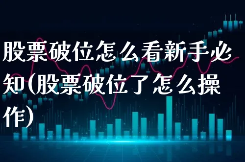 股票破位怎么看新手必知(股票破位了怎么操作)_https://www.xgbbparty.com_股市频道_第1张