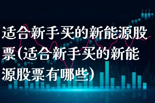 适合新手买的新能源股票(适合新手买的新能源股票有哪些)_https://www.xgbbparty.com_股市频道_第1张