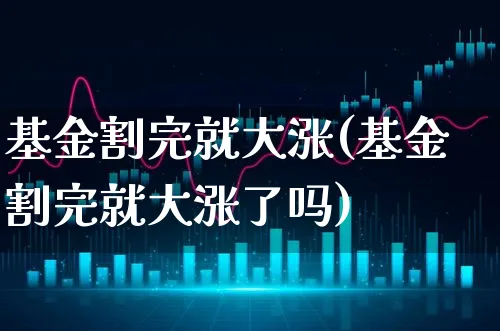 基金割完就大涨(基金割完就大涨了吗)_https://www.xgbbparty.com_基金市场_第1张