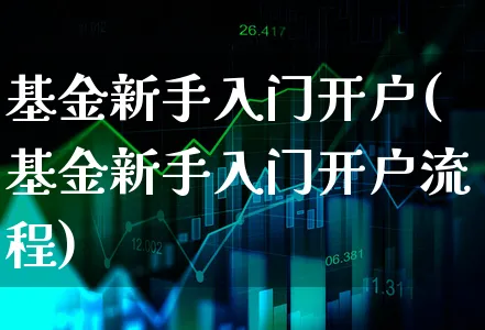 基金新手入门开户(基金新手入门开户流程)_https://www.xgbbparty.com_基金市场_第1张