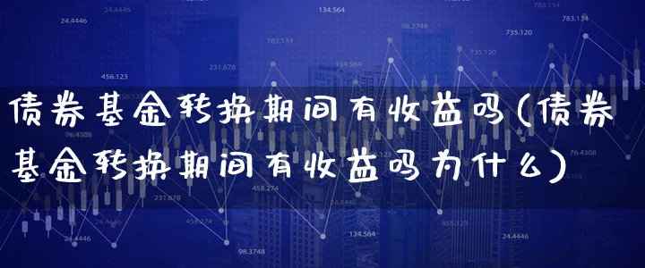 债券基金转换期间有收益吗(债券基金转换期间有收益吗为什么)_https://www.xgbbparty.com_债券市场_第1张