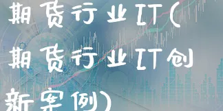 期货行业IT(期货行业IT创新案例)_https://www.xgbbparty.com_债券市场_第1张