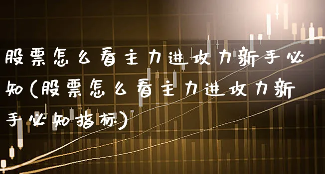 股票怎么看主力进攻力新手必知(股票怎么看主力进攻力新手必知指标)_https://www.xgbbparty.com_股市频道_第1张